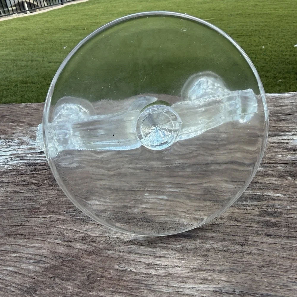 Indiana Glass Company Gothic Double Candlestick Holder Candelabra Witchy Macabre